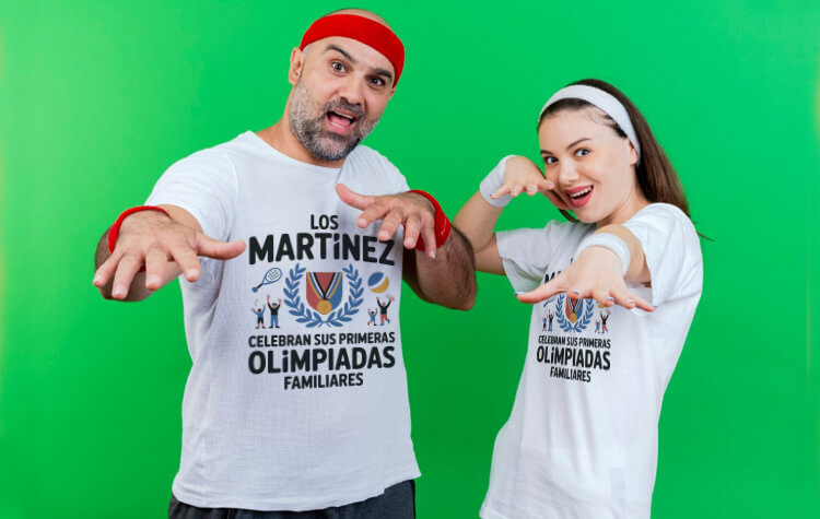 Camisetas personalizadas para eventos familiares